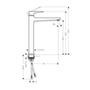 Hansgrohe 74513821 Metropol Single Hole Faucet 260 Brushed Nickel 2