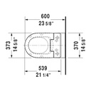 Duravit 216959 ME By Starck Floor Standing Toilet HygieneGlaze 2