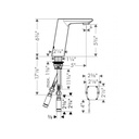 Hansgrohe 31101001 Metris S Electronic Faucet With Temperature Control Chrome 2