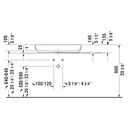 Duravit 037980 Luv Washbowl Without Tap Hole White 2