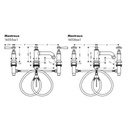 Hansgrohe 16536001 Axor Montreux Widespread Faucet Chrome 2