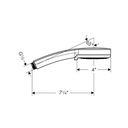 Hansgrohe 04752000 Croma 100 Handshower E 3 Jet Chrome 2