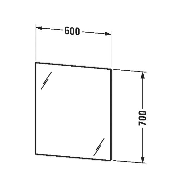 Duravit LM7805 Mirror With Lighting 2