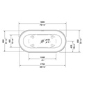 Duravit 700434 Luv Freestanding Bath Tub 3