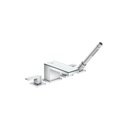 Hansgrohe 47430001 Axor 4 Hole Roman Tub Set Trim With 1.75 GPM Handshower Chrome 1
