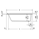 Duravit 700333 Starck Tubs Shower Bathtub White 3
