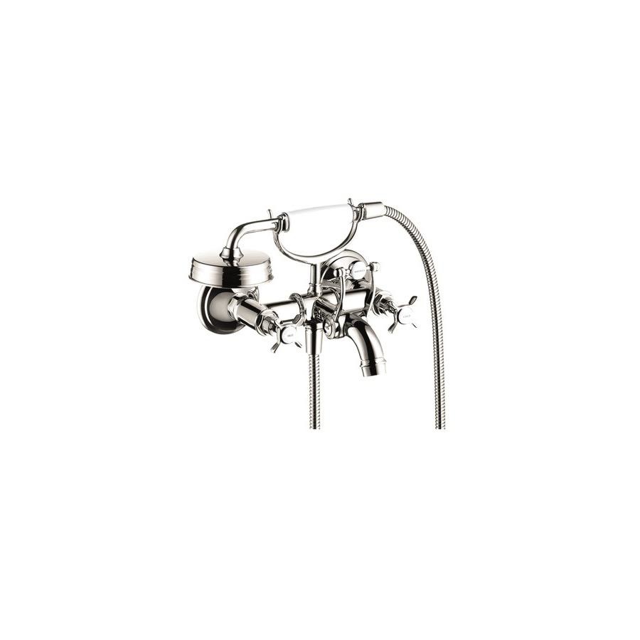 Hansgrohe 16561831 Axor Montreux 2 Handle Wall Mounted Tub Filler Cross Handles 1