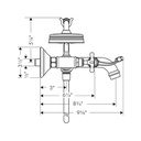 Hansgrohe 16561831 Axor Montreux 2 Handle Wall Mounted Tub Filler Cross Handles 2