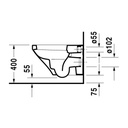 Duravit 006379 DuraStyle Toilet Seat And Cover White 2