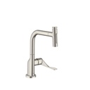 Hansgrohe 39863801 Axor Citterio Select 2 Spray Kitchen Faucet Pull Out Steel Optic 1