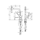 Hansgrohe 39863801 Axor Citterio Select 2 Spray Kitchen Faucet Pull Out Steel Optic 2