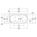 Duravit 700432 Luv Bathtub Corner Right 3