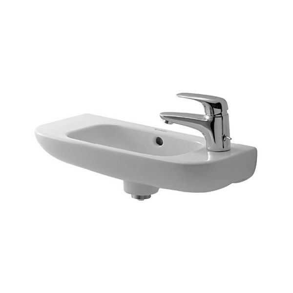Duravit 070650 D Code Handrinse Basin Faucet Hole Left White 1