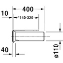 Duravit Vario Connector Set for Horizontal and Vertical Outlet 2