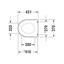 Duravit 006389 Starck 3 Toilet Seat And Cover White 2