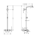 Hansgrohe 04869000 Crometta Shower Pipe And Tub Filler Without Components Chrome 2