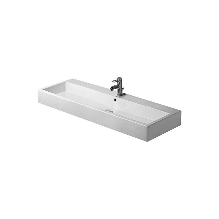 Duravit 045412 Vero Furniture Washbasin Three Faucet Holes White 1