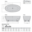 Fleurco BVO5531 Voce Petite Acrylic Bathtub White 2