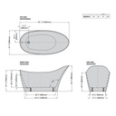 Fleurco BMO6431 Molto Acrylic Bathtub White 2