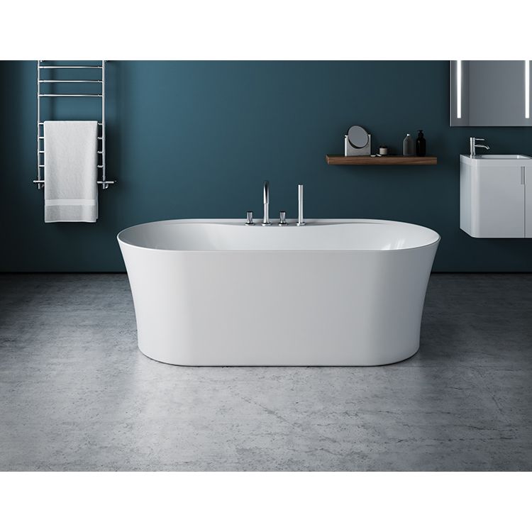 Fleurco BAL6731 Alto Grande Acrylic Bathtub White 1