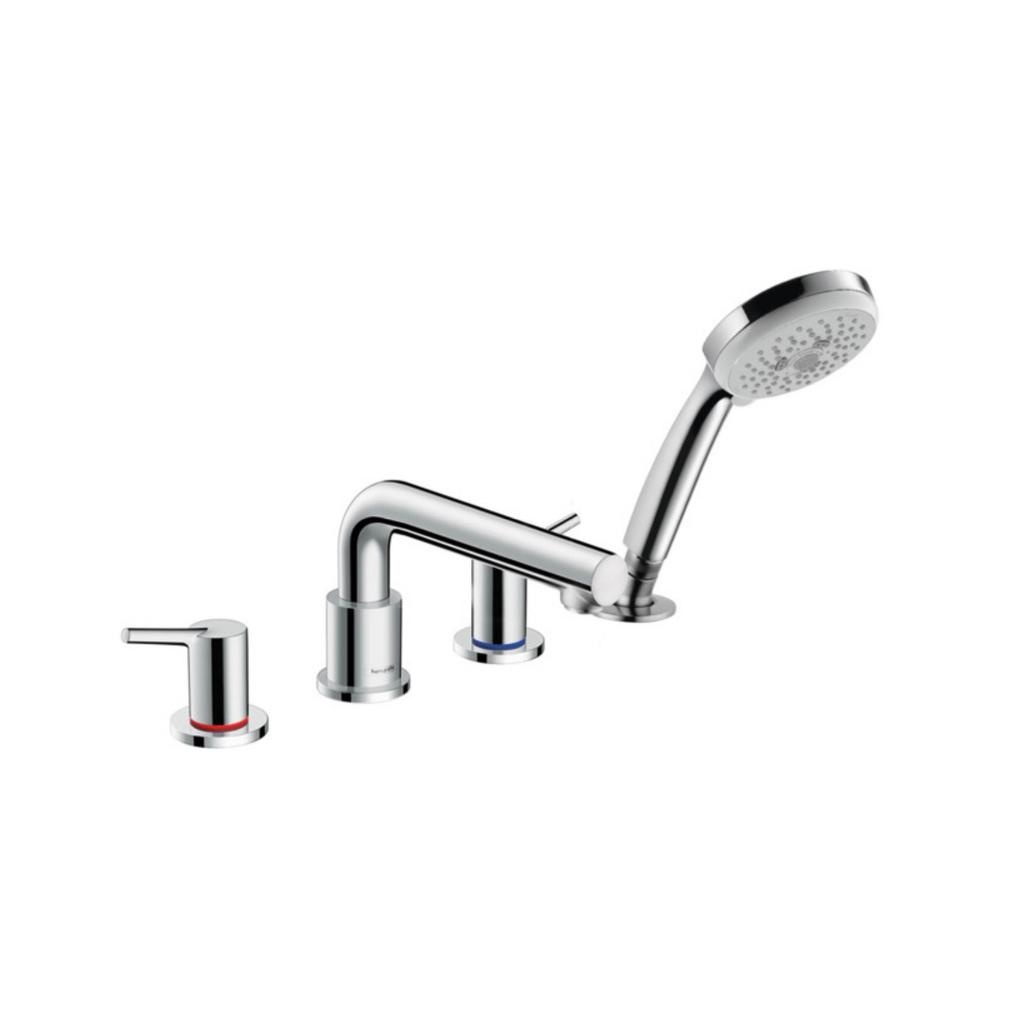 Hansgrohe 72414001 Talis S 4 Hole Roman Tub Set Trim Chrome 1