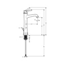 Hansgrohe 04772000 Joleena Single Hole Faucet 230 Chrome 2
