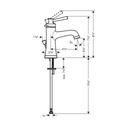 Hansgrohe 04771670 Joleena Single Hole Faucet 100 Matte Black 2