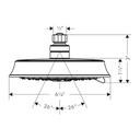 Hansgrohe 04801000 Raindance Classic Showerhead 150 Chrome 2