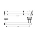 Hansgrohe 41713000 Logis Universal Towel Bar 12 Chrome 2