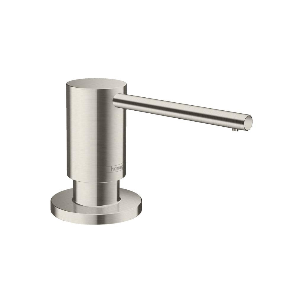 Hansgrohe 40438801 Focus Soap Dispenser Steel Optic 1