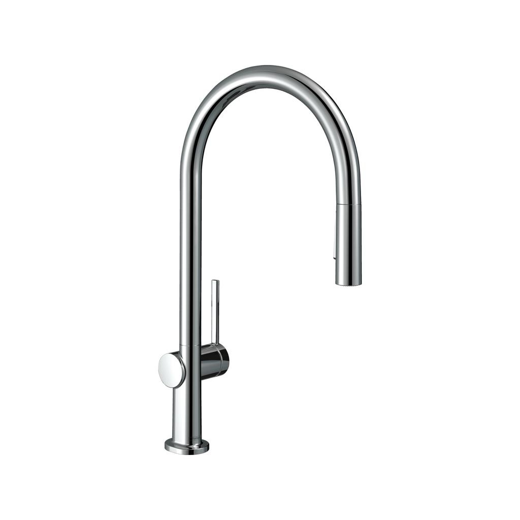 Hansgrohe 72800001 Talis N Pull Down Kitchen Faucet Chrome 1