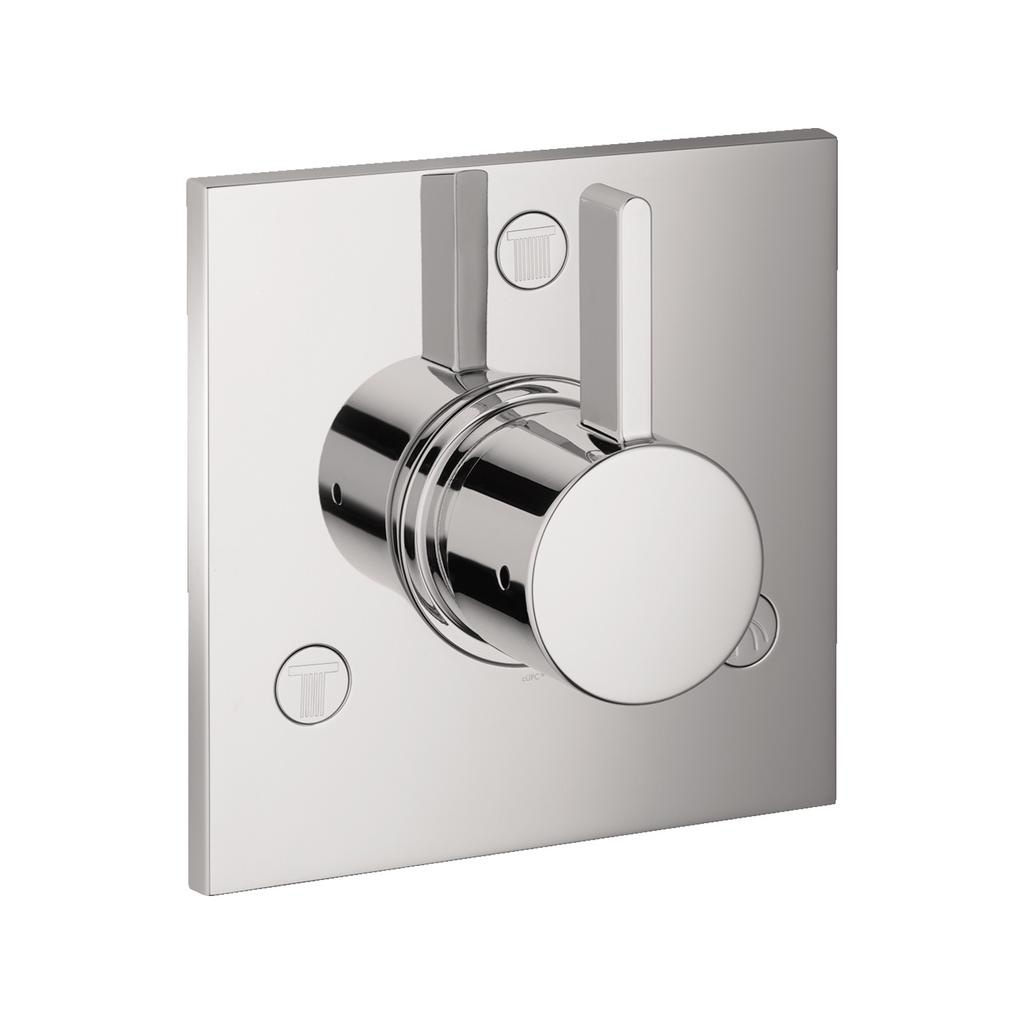 Hansgrohe 04880000 Ecostat Diverter Trim Square Trio Quattro Chrome 1