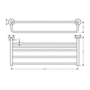 Hansgrohe 41720000 Logis Universal Towel Rack Chrome 2