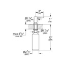 Grohe 40535DC0 Cosmopolitan Soap Dispenser Super Steel 2