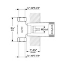 Grohe 29273000 Volume Control Rough In Valve 1/2" 2
