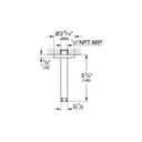 Grohe 27217000 6" Ceiling Shower Arm Chrome 2