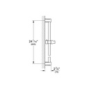 Grohe 27521000 Tempesta Cosmopolitan 24" Shower Bar Chrome 2