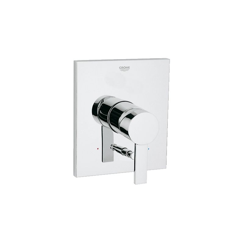 Grohe 19376000 Allure PBV Square Trim With Lever Handle Chrome 1