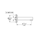 Grohe 13274001 Concetto Tub Spout Chrome 2