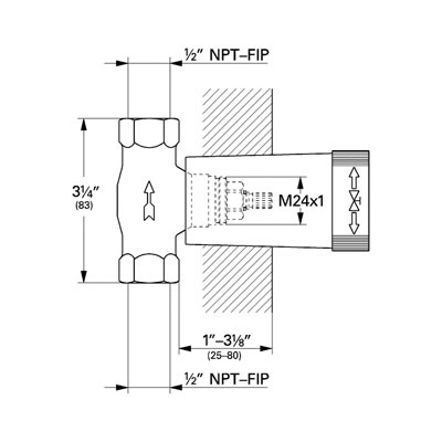 Grohe 29273000 Volume Control Rough In Valve 1/2" 2
