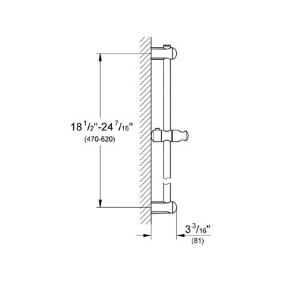 Grohe 27499000 Euphoria 24" Bar Chrome 2