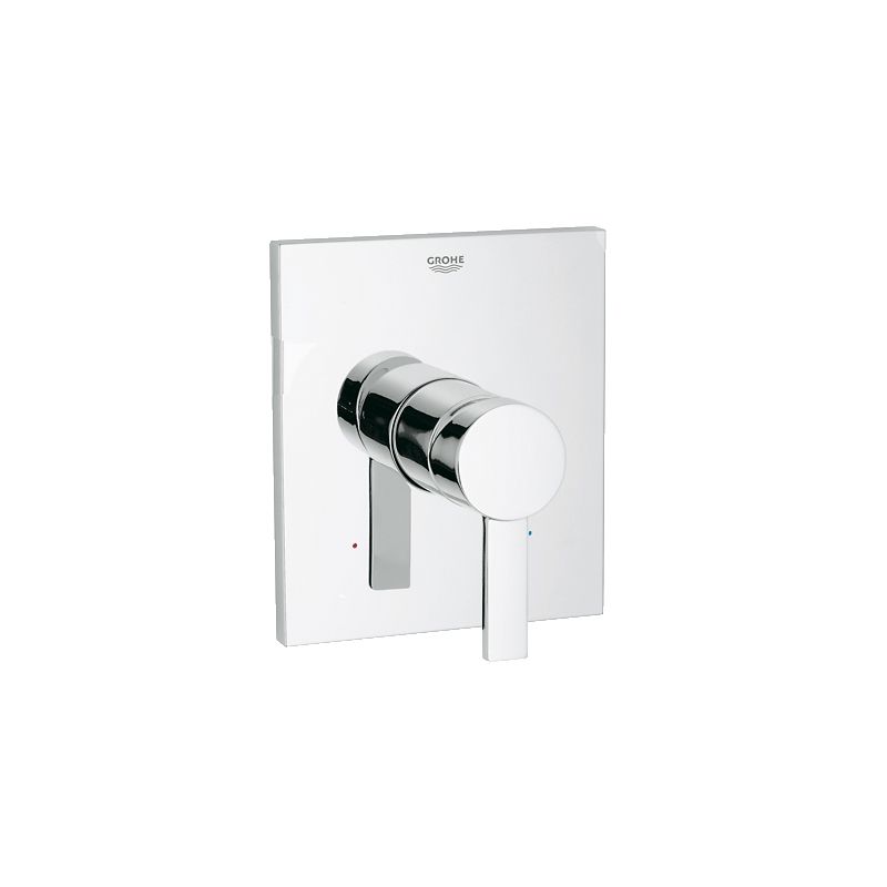 Grohe 19375000 Allure PBV Square Trimset With Lever Handle Chrome 1
