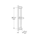 Grohe 27523000 Tempesta Contemporary 24" Shower Bar Chrome 2