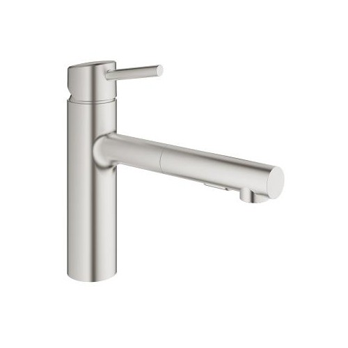 Grohe 31453DC1 Concetto Single Handle Kitchen Faucet Super Steel 1