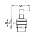 Grohe 40448001 Essentials Soap Dispenser With Holder Chrome 2