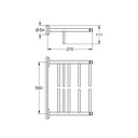 Grohe 40800001 Essentials Multi-Towel Rack Chrome 2