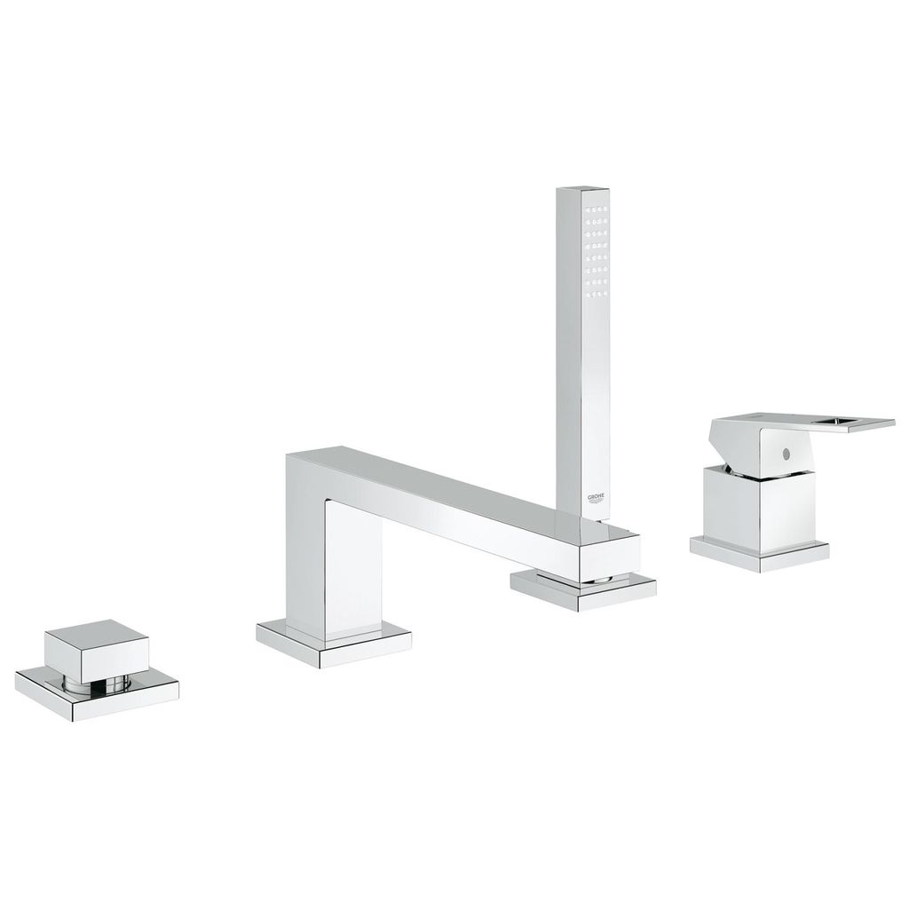 Grohe 19897001 Eurocube Four Hole Bathtub Faucet With Handshower Chrome 1