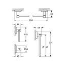 Grohe 40823001 Essentials Master Bathroom Accessories Set Chrome 2