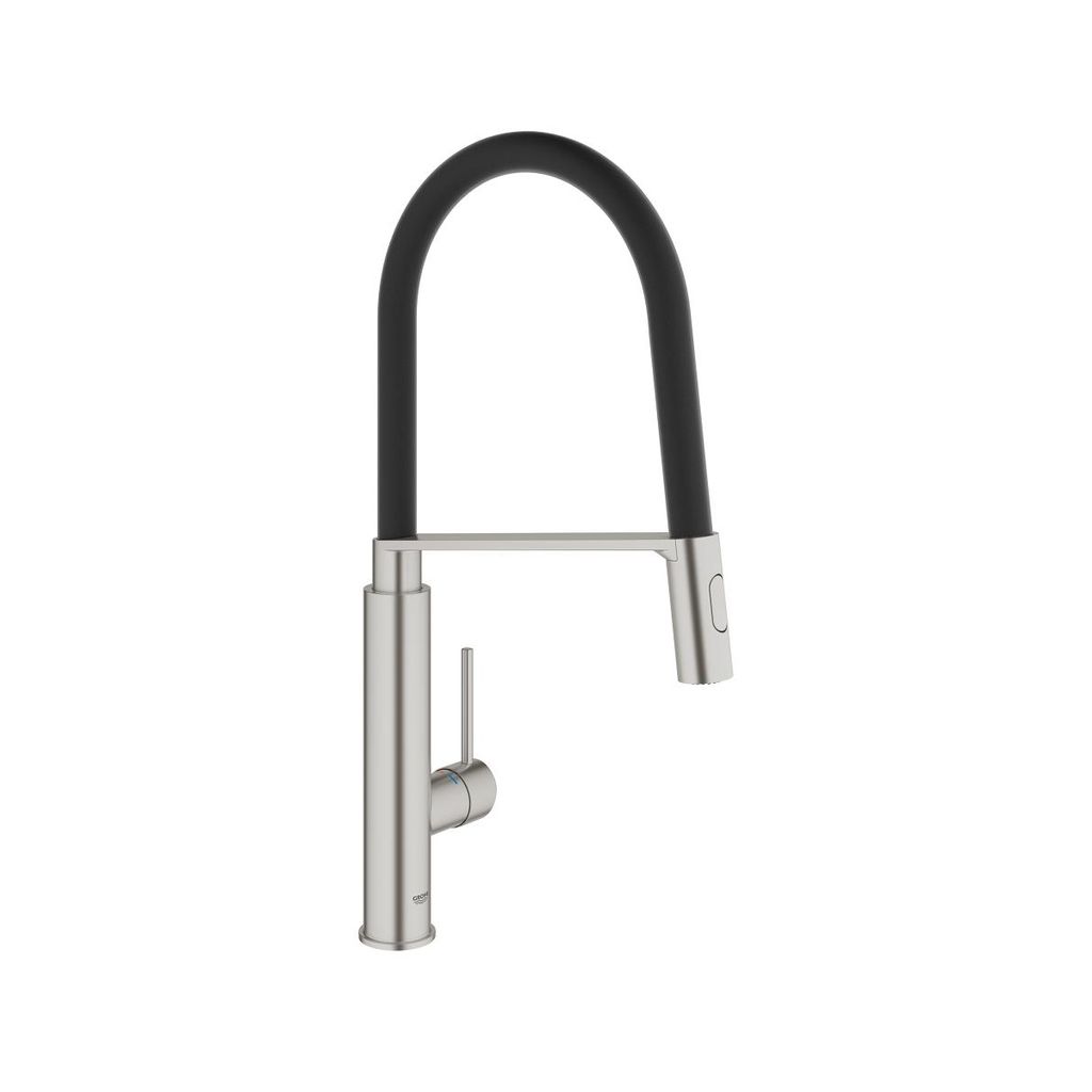 Grohe 31492DC0 Concetto Professional Single Handle Kitchen Faucet Super Steel 1