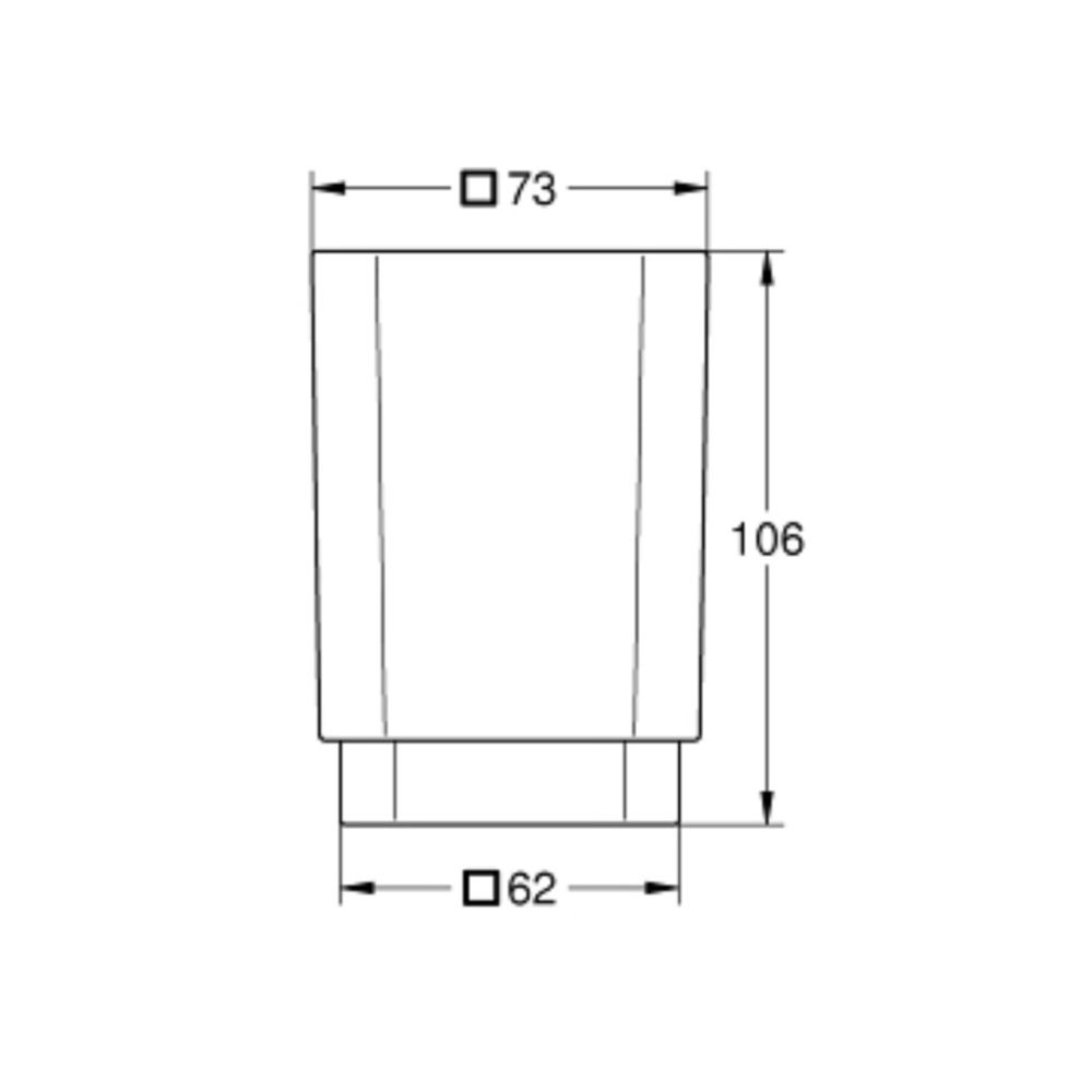 Grohe 40783000 Selection Cube Glass 2